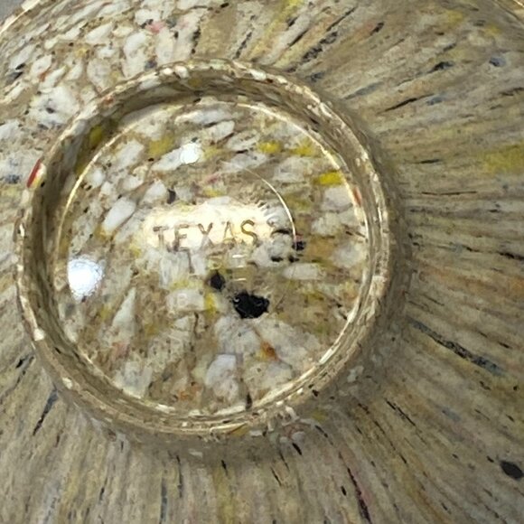 Vintage Texas Ware #111 Confetti Splatter Melamine Mixing Bowl Beige Multicolor - Picture 8 of 8